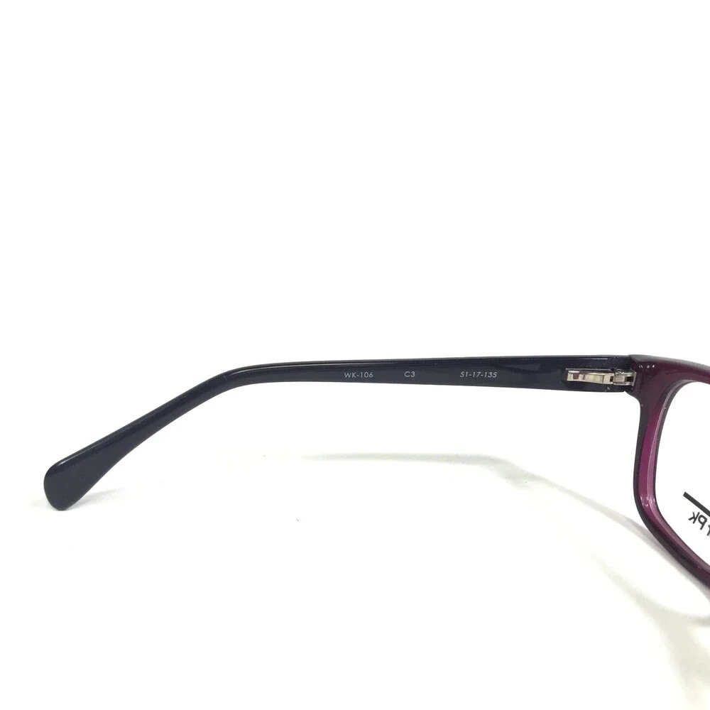 Wicker Park Eyeglasses Frames WK-106 C3 Purple Cat Eye Full Rim 51-17-135